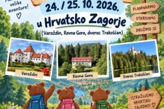 Mali Medvjedići iz Gospića pozivaju na dvodnevni izlet u Hrvatsko zagorje