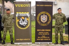 FOTO / U Gospiću svečano obilježena 32. obljetnica ustrojavanja 9. gardijske brigade “Vukovi” i MB Vukovi