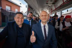 FOTO / U Gospiću svečano predstavljen “LIKA LINE” - novi javni prijevoz za bolju povezanost Ličko-senjske županije