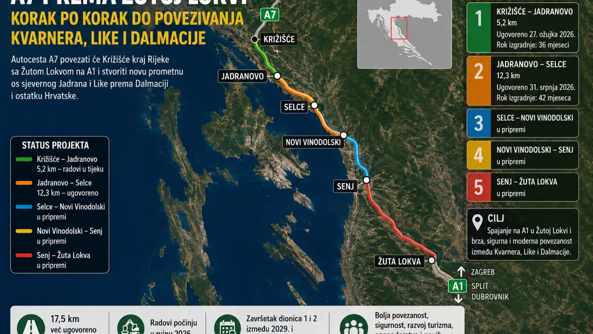 Autocesta prema Žutoj Lokvi više nije samo plan: Gradnja ulazi u novu fazu