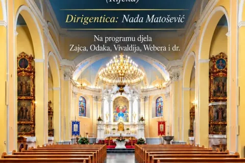 Večeras u Otočcu koncert sakralne glazbe MPZ-a Jeka Primorja
