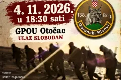U Otočcu svečana projekcija dokumentarnog filma „Goranski risovi: priča o 138. brigadi HV“