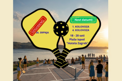Odgađa se nedjeljni Pickleball u Karlobagu - poznati novi termini