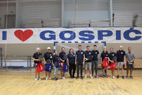 Povijesni dan za pickleball u Hrvatskoj - igrači i SAD-a i Hrvatske okupili su se u Gospiću