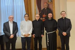 Održan susret dijecezanskog upravitelja Gospićko-senjske biskupije mons. dr. Richarda Pavlića i generalnog ministra franjevaca trećoredaca o. Amanda Trujilla Cana
