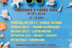U perušićkom parku ponovno djeluje knjižnica
