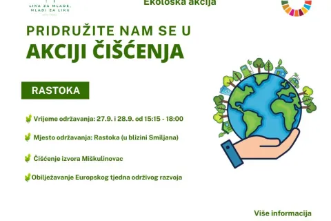 Selo Rastoka vas poziva na izlet i druženje u sklopu projekta “Lika za mlade, mladi za Liku”