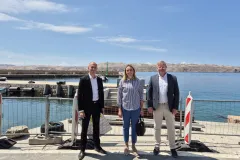 Župan Petry, zamjenica Orešković Brkljačić i načelnik Smojver obišli ključne infrastrukturne projekte na području općine Karlobag