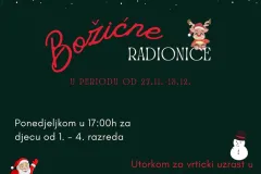 Božićne radionice u KIC-u Lovinac