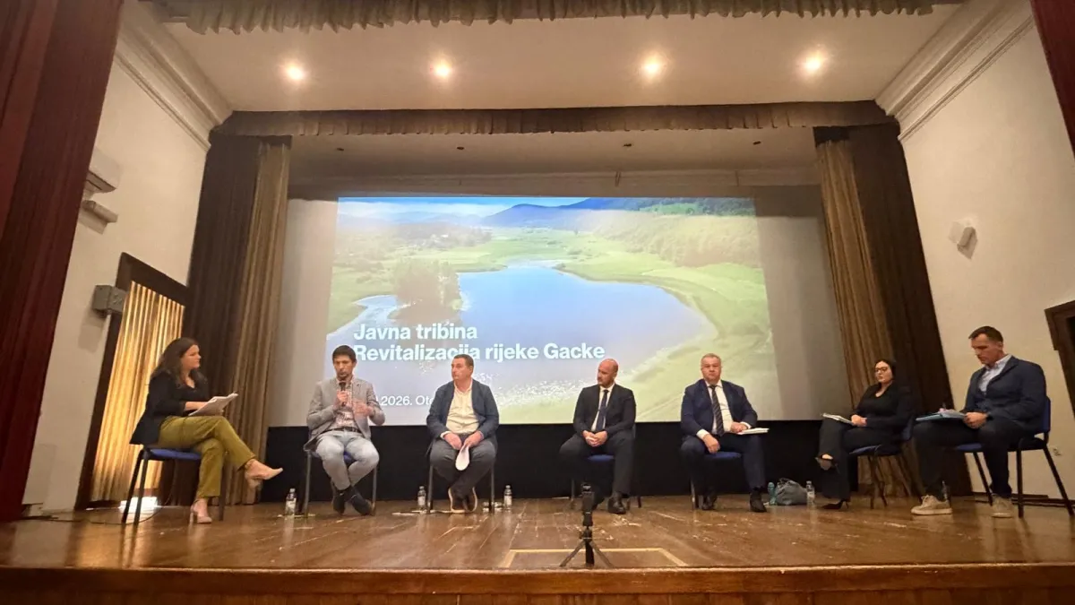 U Otočcu održan radni sastanak i javna tribina o zaštiti i revitalizaciji rijeke Gacke