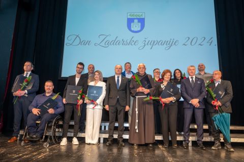 Ličko-senjski župan Ernest Petry na svečanom obilježavanju Dana Zadarske županije