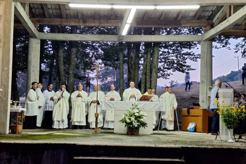 Uočnica proslave Velike Gospe na Krasnom
