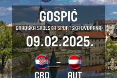 Gospić domaćin ključne utakmice Hrvatske ženske košarkaške reprezentacije u kvalifikacijama za Europsko prvenstvo 2025.