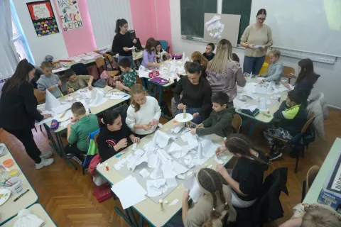 Odjel za nastavničke studije u Gospiću: Održan program “Danas učimo na Učiteljskom u Heksalogos učionici”