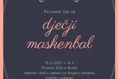 Dječji maskenbal u Brinju – veselje i zabava za najmlađe
