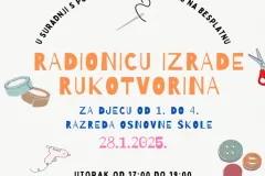 Radionica izrade rukotvorina za djecu u Područnoj školi Mušaluk