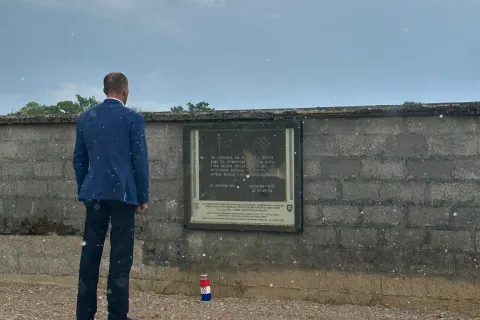 Župan Petry odao počast žrtvama Bleiburške tragedije i Hrvatskog križnog puta