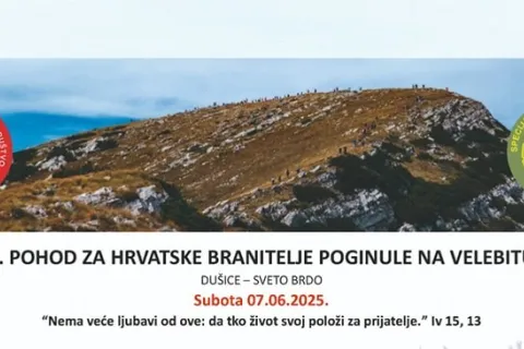 8. pohod za hrvatske branitelje poginule na Velebitu
