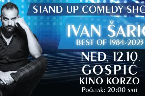 Popularni stand-up komičar Ivan Šarić ponovno u Gospiću!