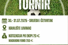 Otvorene prijave za malonogometni turnir u Lovincu