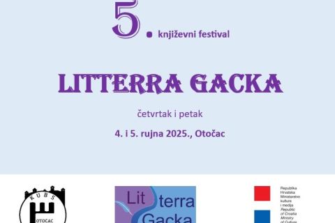 Litterra Gacka 2025. donosi dva dana književnosti u Otočcu