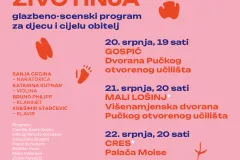 “Fantastični svijet životinja” donosi glazbeno-scensku čaroliju za cijelu obitelj u Gospić