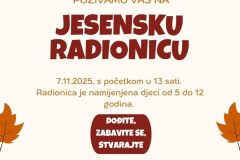 Jesenska radionica za djecu u Brinju
