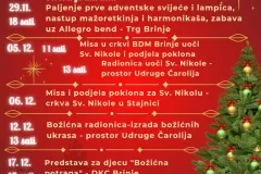 Prvi Advent u Brinju: Pogledajte božićni program koji vas očekuje