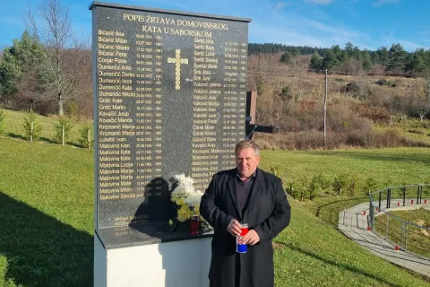 Načelnik Općine Brinje i potpredsjednik Općinskog vijeća tradicionalno prisustvovali obljetnici pada Saborskog