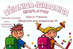 Učionica-igraonica ponovno kreće s radom: Besplatan program za djecu u Gospiću