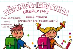Učionica-igraonica ponovno kreće s radom: Besplatan program za djecu u Gospiću