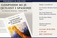 Predstavljanje knjige “Gospodin mi je svjetlost i spasenje” u Lovincu