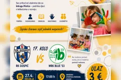 Humanitarna rukometna utakmica RK Gospić uz sav prihod za Udrugu Pčelice