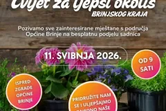 Besplatna podjela sadnica za mještane Općine Brinje