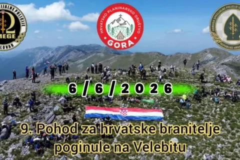 Najavljen 9. pohod za poginule branitelje na Velebitu uz sudionike iz cijele Hrvatske