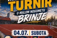 Memorijalni malonogometni turnir “Mirko Radotić” ove subote u Brinju: Sport, zabava i večernja fešta uz Bisere Gacke