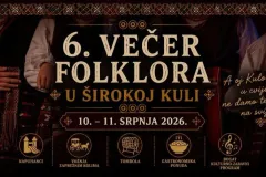 Široka Kula domaćin 6. Večeri folklora: Dva dana tradicije, pjesme i zajedništva