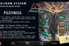 Gospić dobiva interaktivnu galeriju na otvorenom: “Teslinom stazom” spaja umjetnost, tehnologiju i baštinu