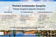Postani ambasador Gospića: Predstavi ljepote svoga grada i osvoji vaučer od 40 eura!