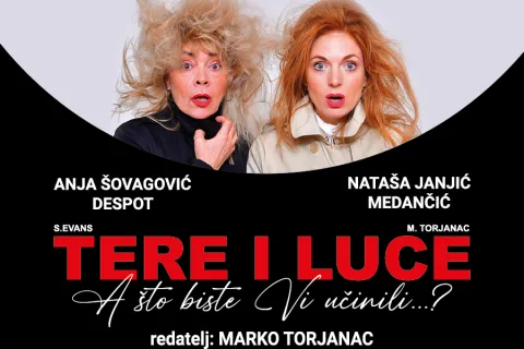 Ne propustite! Poznate hrvatske glumice dolaze u Gospić s predstavom “Tere i Luce”