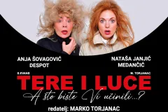 Ne propustite! Poznate hrvatske glumice dolaze u Gospić s predstavom “Tere i Luce”