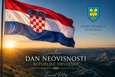 Čestitka župana Ernesta Petryja povodom Dana neovisnosti Republike Hrvatske.