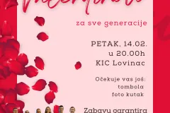 Dođite na Valentinovo za sve generacije u Kulturno informativni centar Lovinac