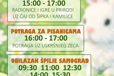 Zeko Fest 2026: Uskrsni izlet za cijelu obitelj u Pećinskom parku Grabovača