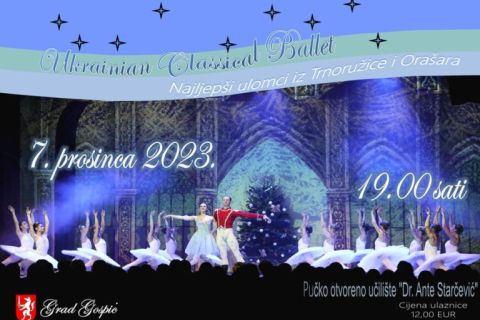 Najavljujemo: Ukrainski Classical Ballet oduševit će Gospić u nezaboravnoj božićnoj izvedbi!