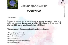 1. Seoska Olimpijada za žene u Općini Brinje