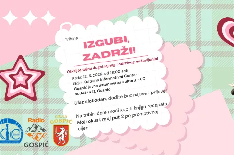 Kako izgubiti kilograme i ne vratiti ih? Danas u Gospiću tribina o mršavljenju “Izgubi, zadrži!”