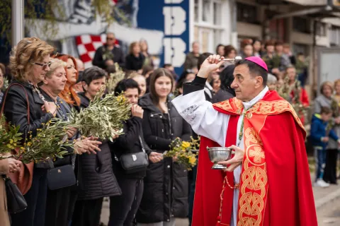 FOTO / Cvjetnicom je danas simbolički započeo Veliki tjedan