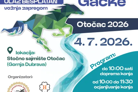 Otočac domaćin izložbe hrvatskih hladnokrvnjaka i odabira pastuha “Najlipša griva Gacke”