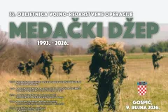 Gospić se prisjeća heroja: Obilježavanje 33 godine od VRO Medački džep
